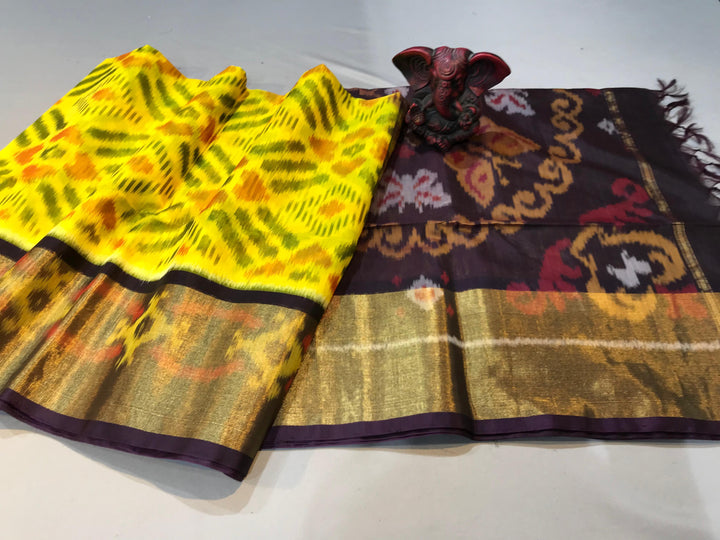 Pochampally Ikat Silk / Cotton Saree