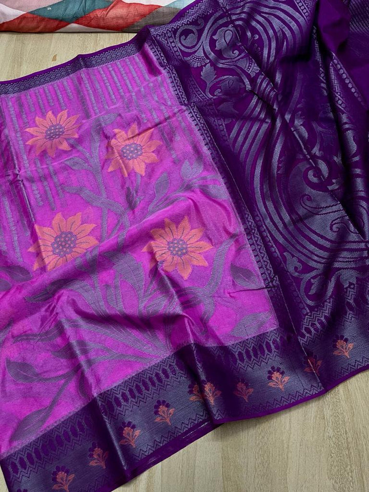 Banaras Dupion Soft Silk Saree
