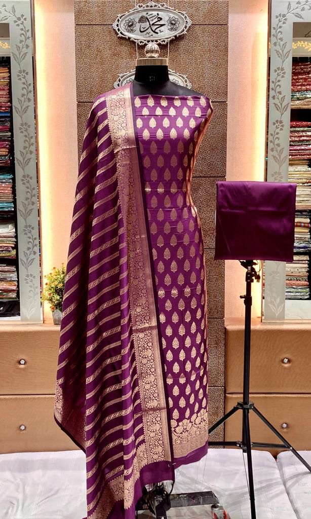 Banaras Silk Dress Material
