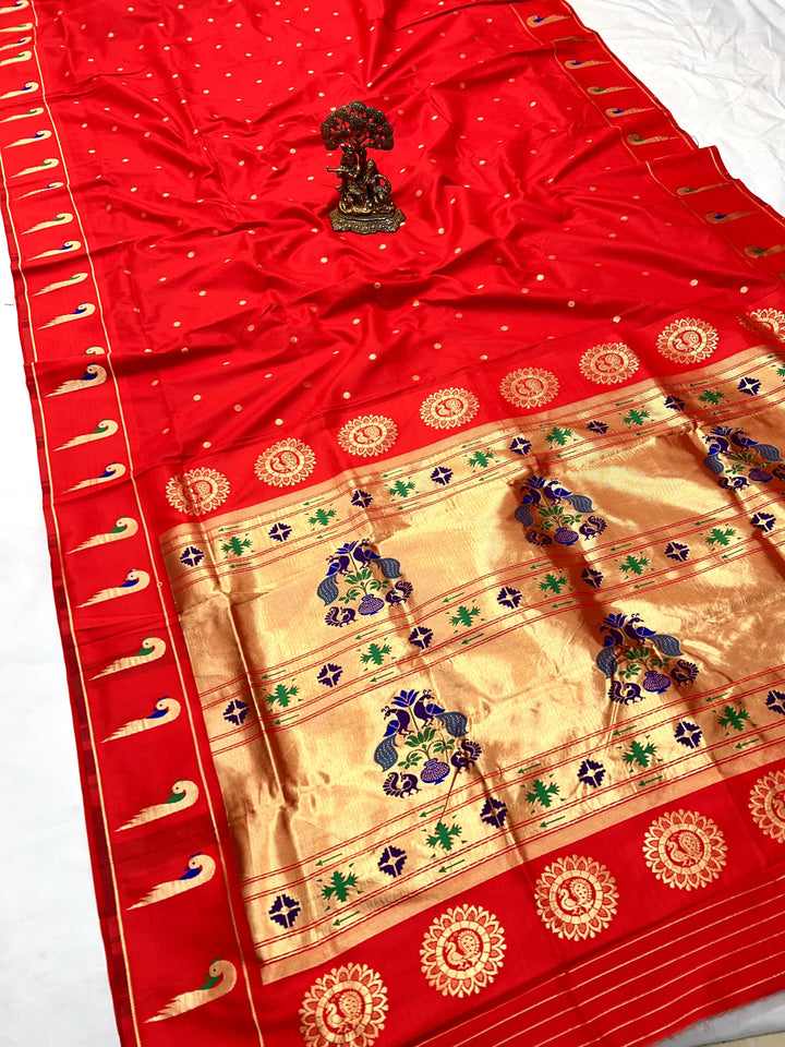 Paithani Soft Silk Single Muniya Saree