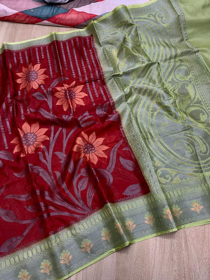 Banaras Dupion Soft Silk Saree