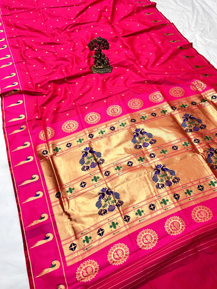 Paithani Soft Silk Single Muniya Saree