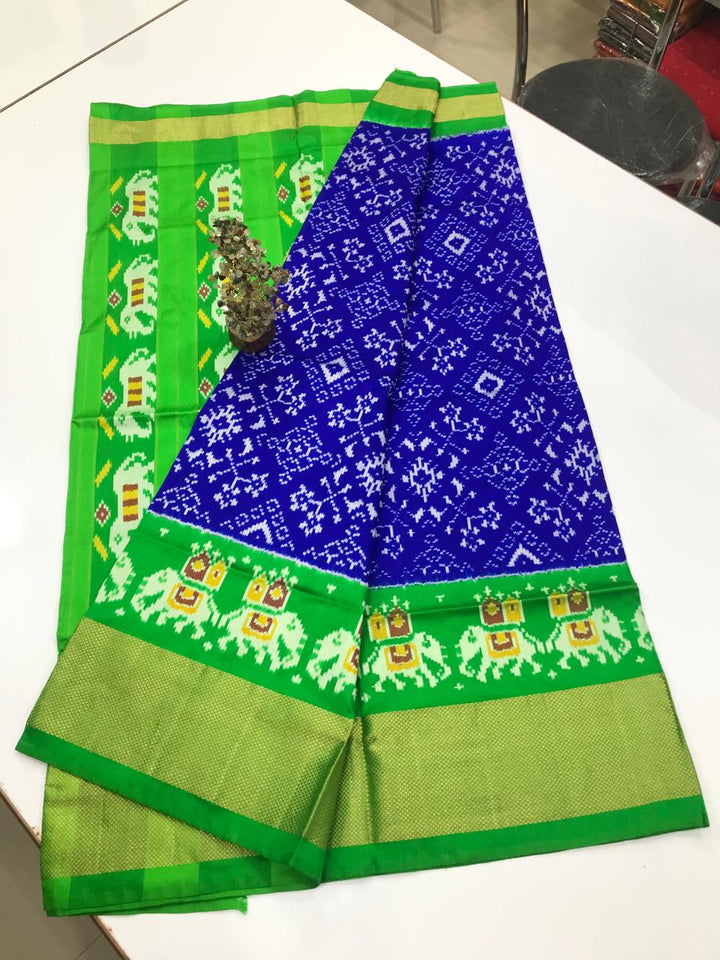Pochampally Handloom Double Ikat Pure Silk Saree
