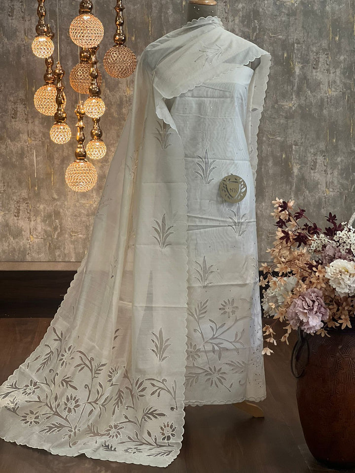 Chanderi Silk / Cotton Dress Material