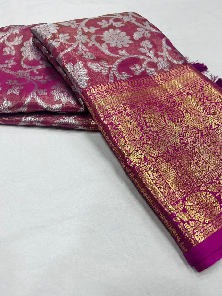 Banaras Semi Tissue Silk Saree