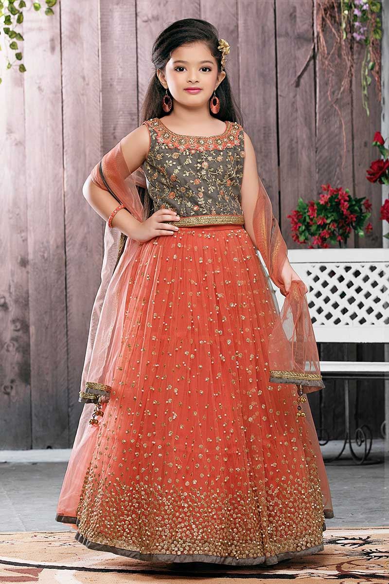 Launching New Designer Kids lehenga choli wholesale in india -  textiledeal.in