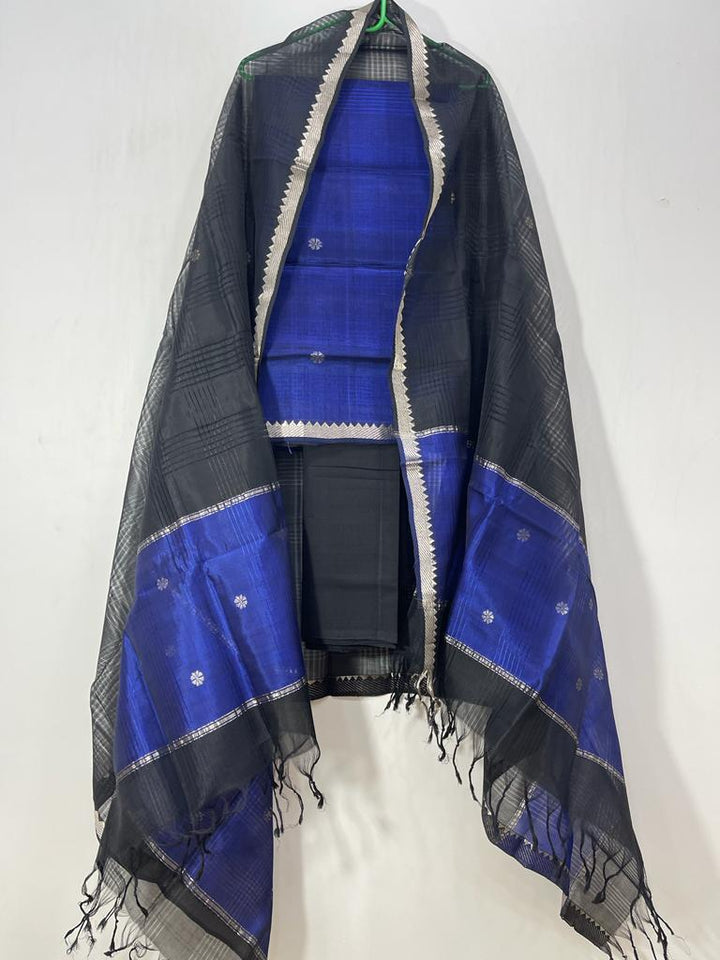 Mangalagiri Handloom Silk / Cotton Dress Material