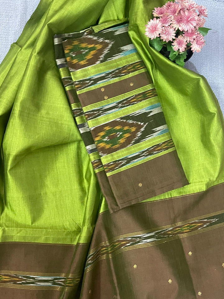 Pochampally Ikat Handloom Poly Cotton Dress Material