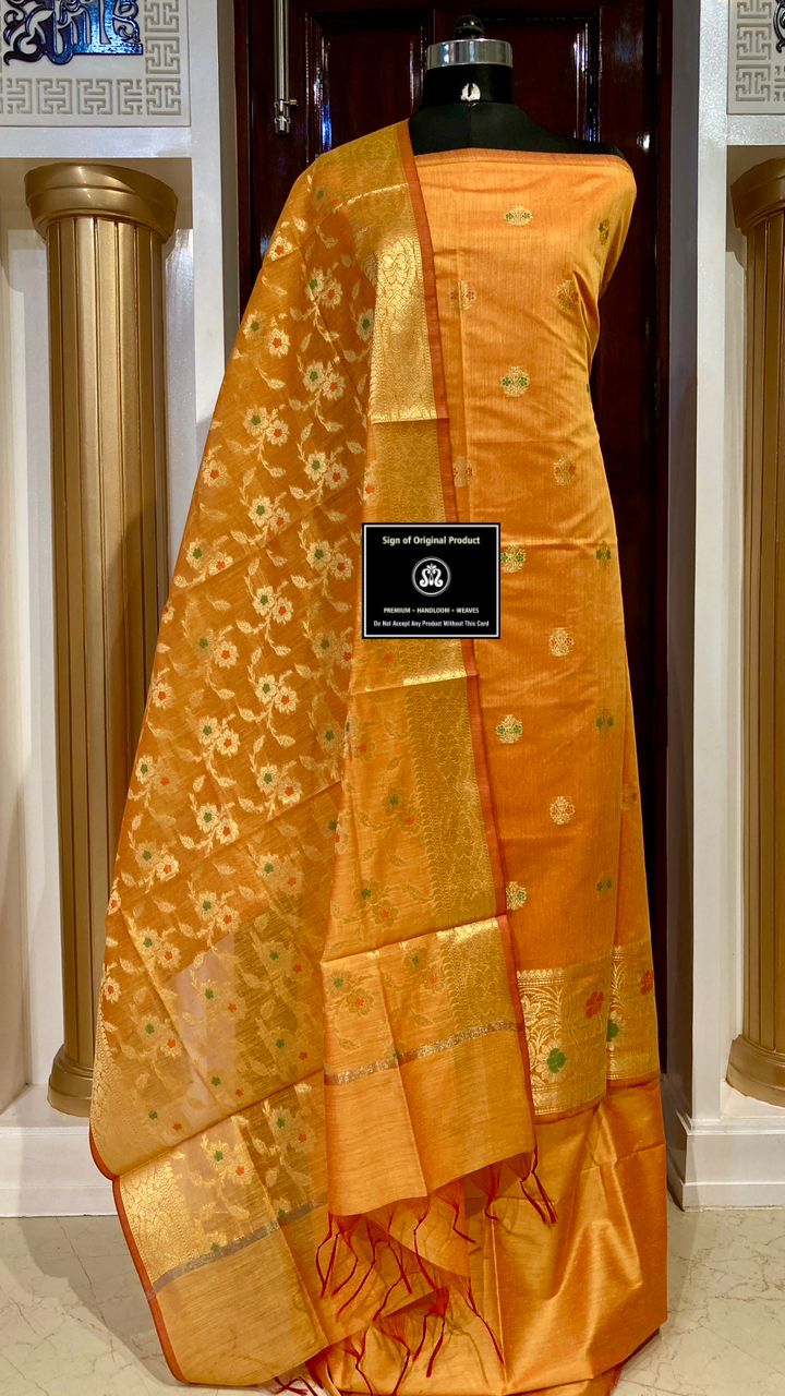 Banaras Cotton Dress Material