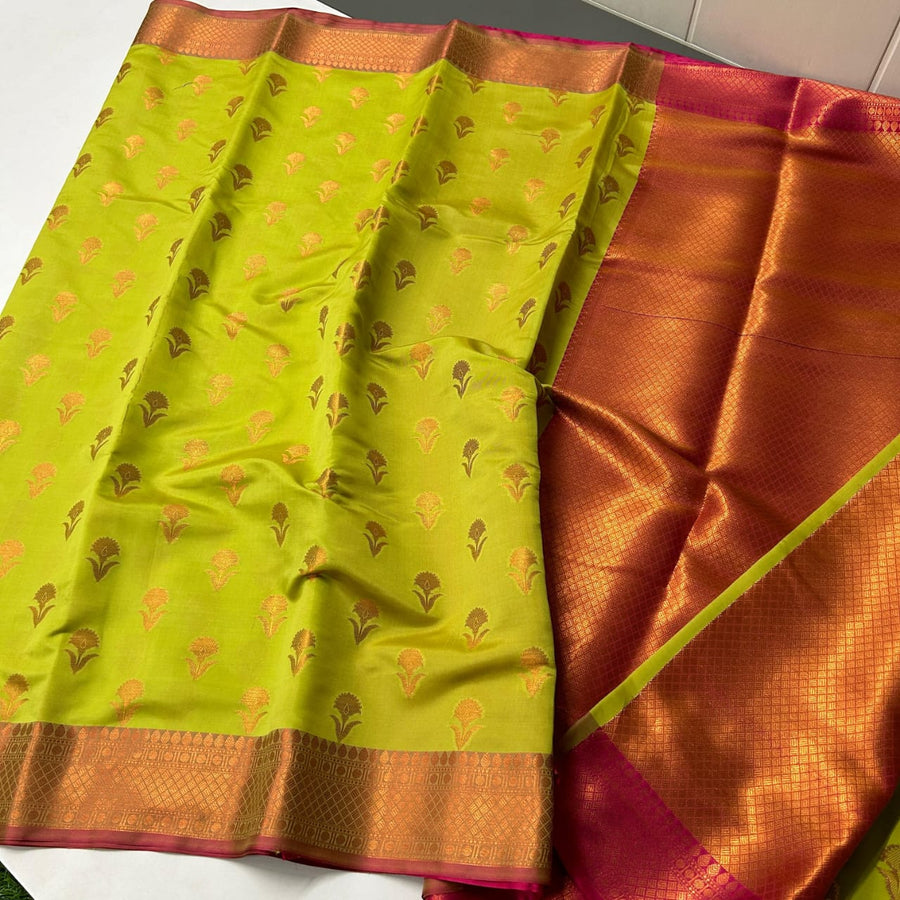 Banaras Soft Silk Zari Weaving Saree