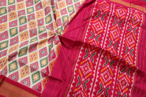 Pochampally Ikat Handloom Silk Saree