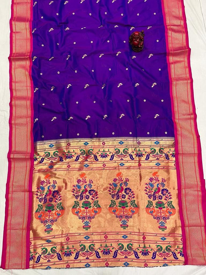 Paithani Semi Silk Saree
