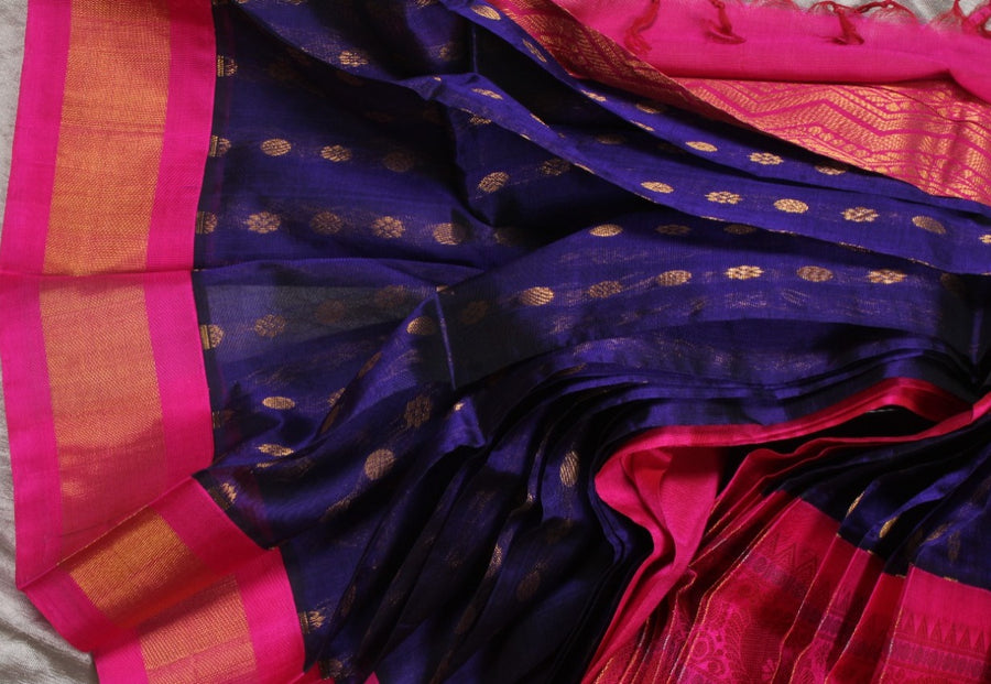 Mangalagiri Kuppadam Silk / Cotton Saree