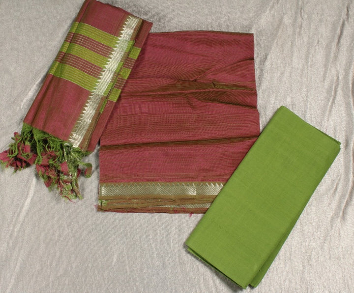 Mangalagiri Silk/ Cotton Dress Material