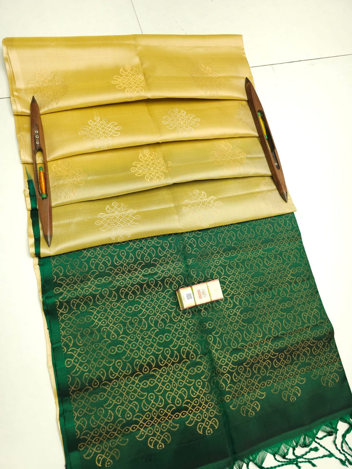 Kanchipuram Double Warp Soft Silk Saree