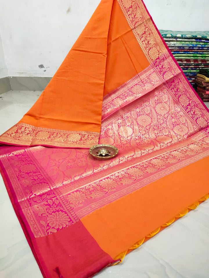 Banaras Katan Semi Silk Saree