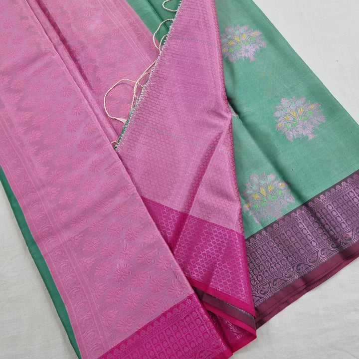Kanchipuram Semi Tissue Silk Saree