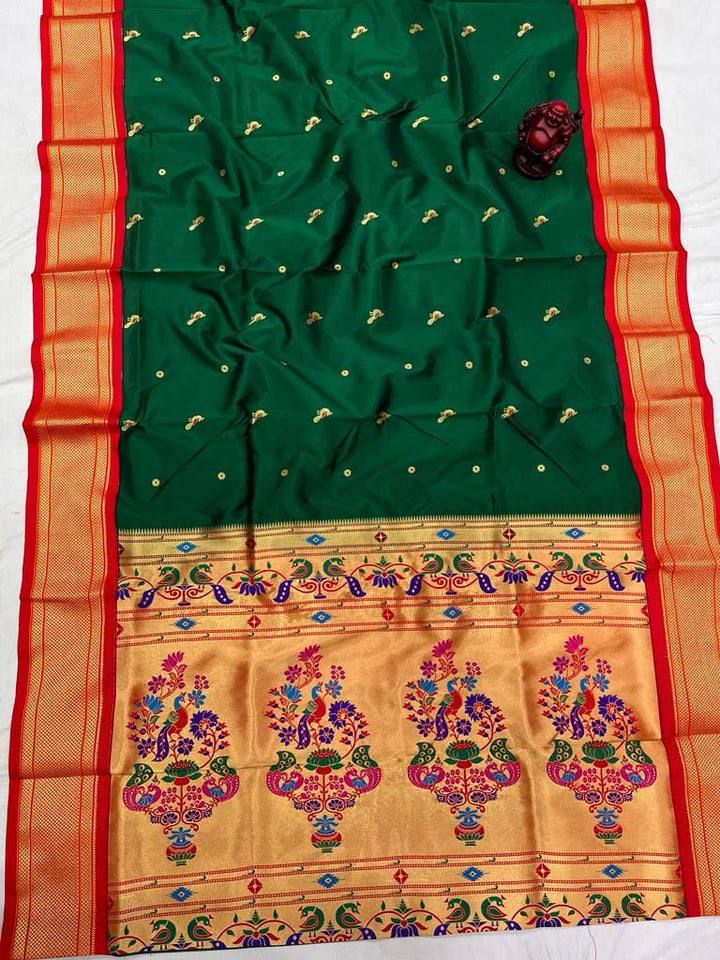 Paithani Semi Silk Saree