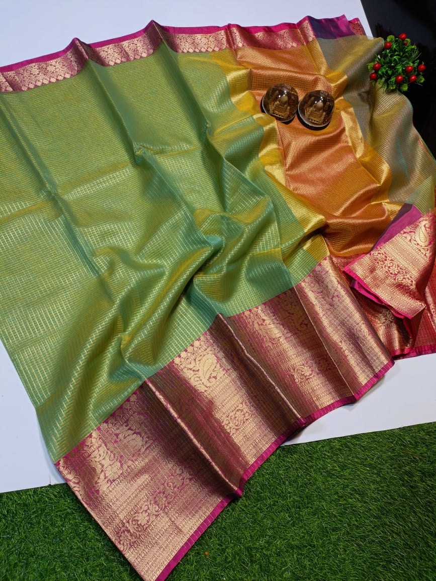 Banaras Kora Tissue Silk Saree